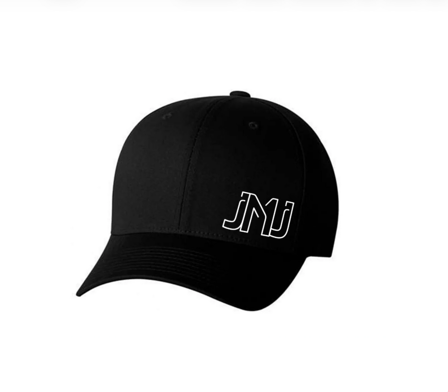 JMJ embroidered black sports hat L/XL